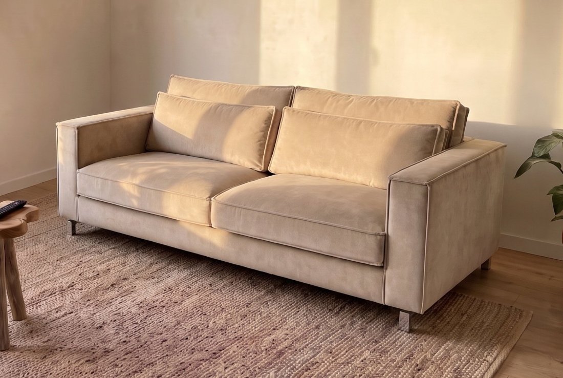 2 zits bank Indijk 2 Zits Bank in beige – foto 2 – A-meubel