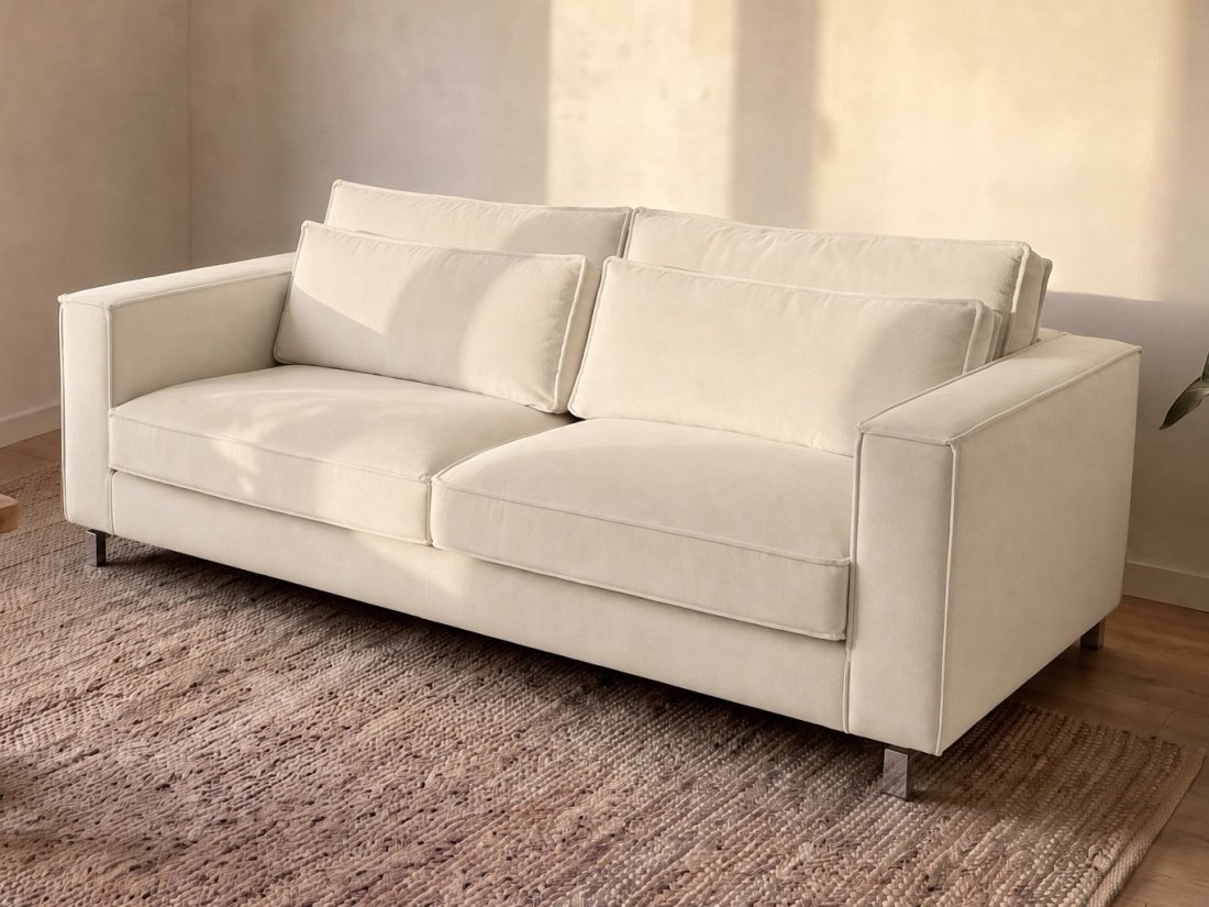 Indijk 2 Zits in creme – kleurimpressie – A-meubel