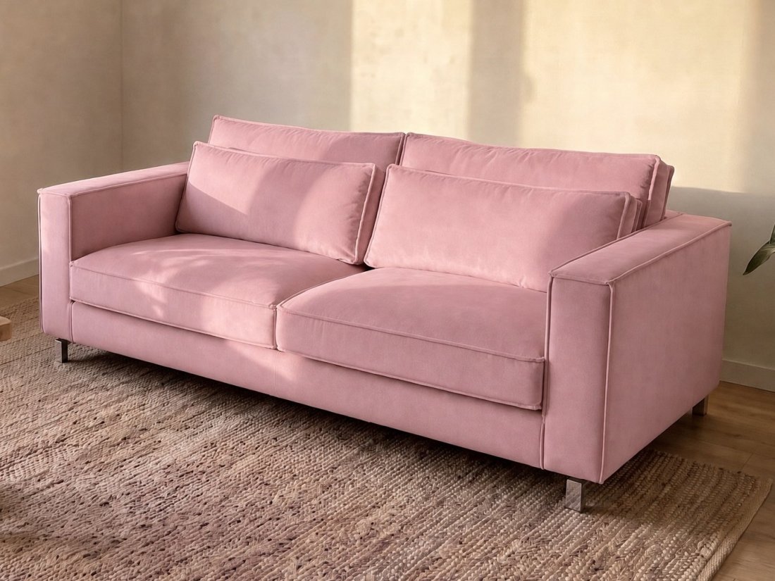 Indijk 2 Zits in roze – kleurimpressie – A-meubel
