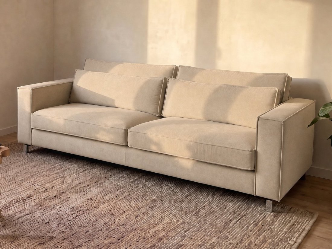 Indijk 3 Zits in beige – kleurimpressie – A-meubel
