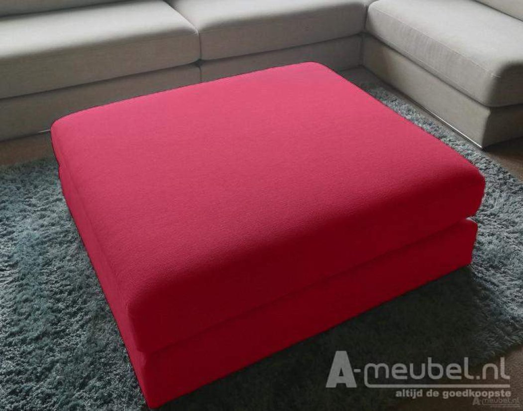 Amersfoort Pouffe 103x75cm Roze – A-meubel