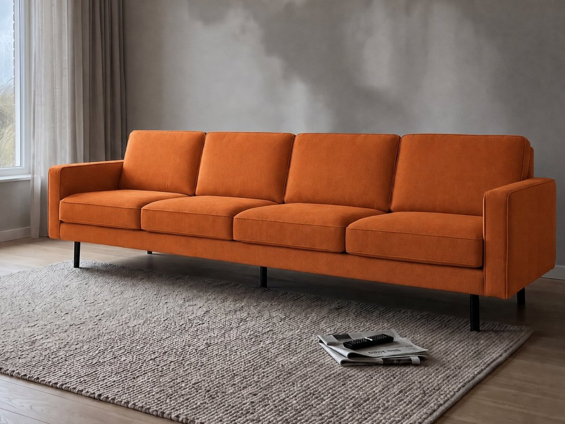 Julianadorp 4 Zits in oranje – kleurimpressie – A-meubel