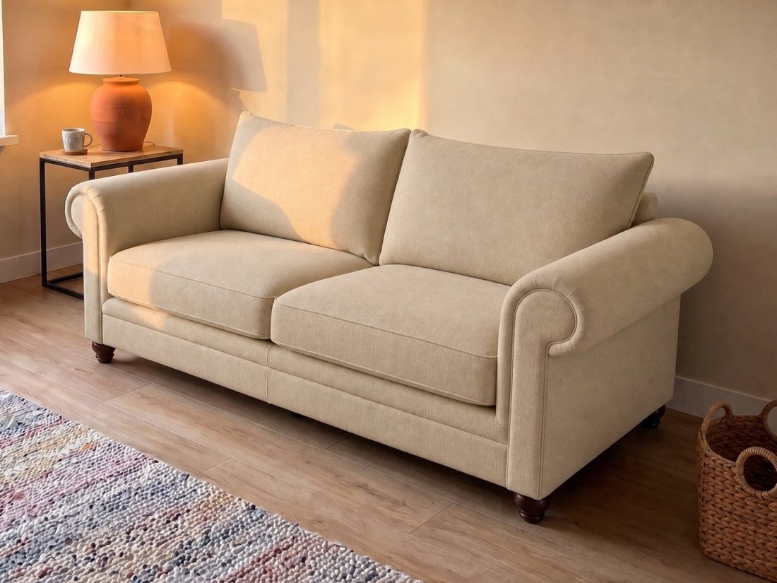 Kaatsheuvel 3 Zits in beige – kleurimpressie – A-meubel