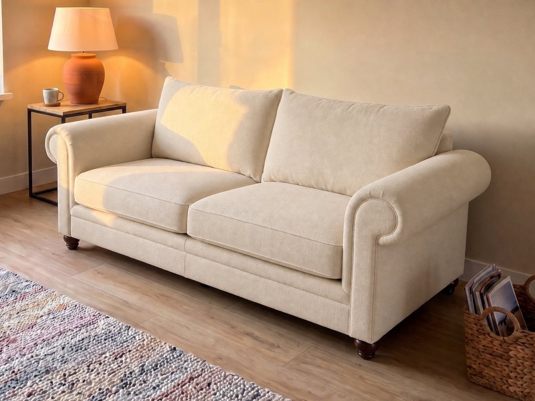 Kaatsheuvel 3 Zits in creme – kleurimpressie – A-meubel
