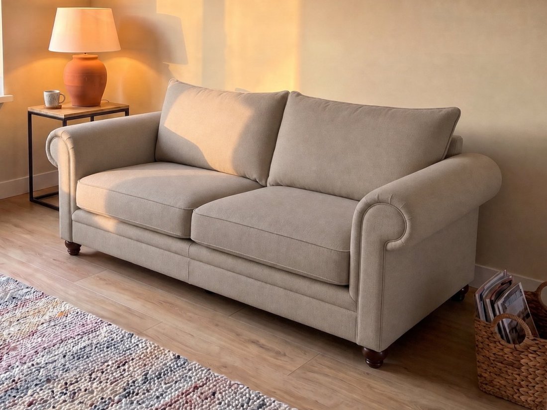 Kaatsheuvel 3 Zits in taupe – kleurimpressie – A-meubel