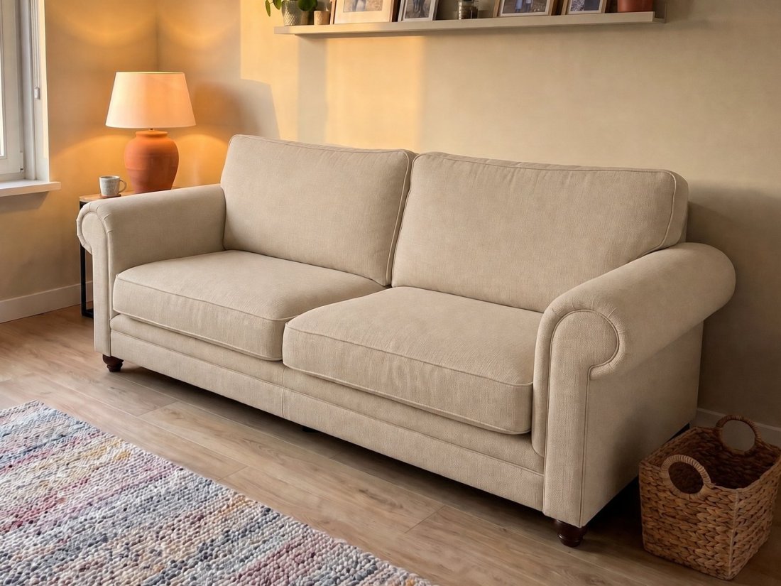 Kaatsheuvel 4 Zits in beige – kleurimpressie – A-meubel