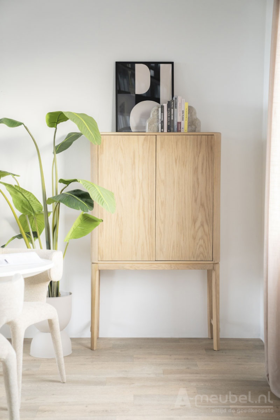 Kast Kabinet Harvey - Naturel - 96125 90cm – foto 6 – A-meubel