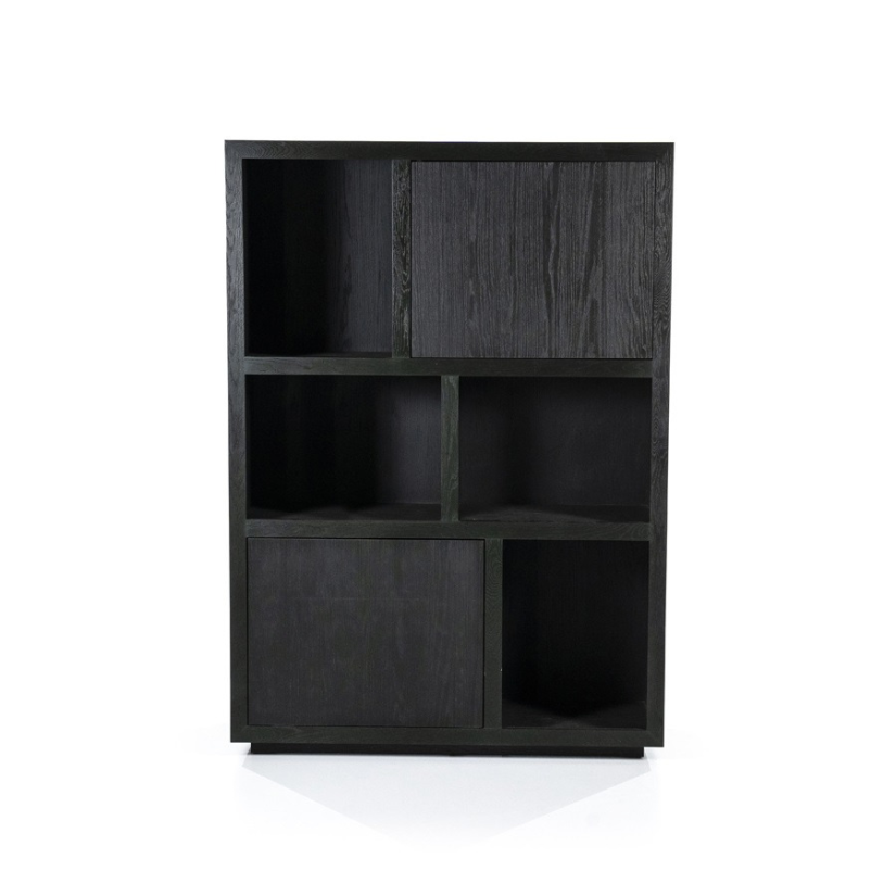 Kast Kabinet Helsinki - 120cm - Zwart - 95723 – A-meubel