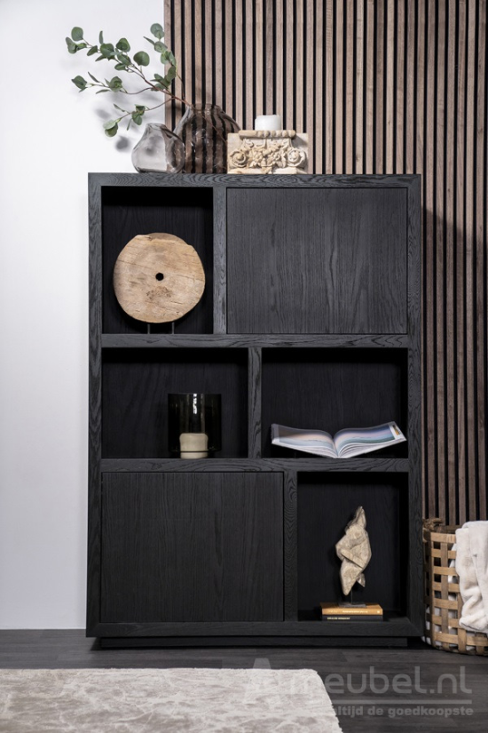 Kast Kabinet Helsinki - 120cm - Zwart - 95723 – foto 5 – A-meubel