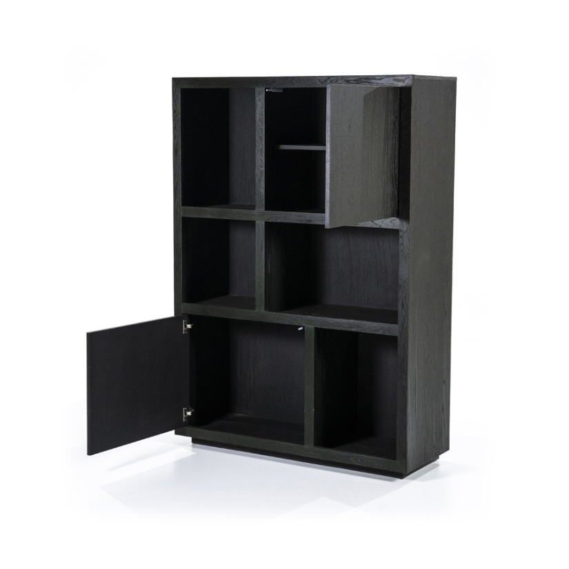 Kast Kabinet Helsinki - 120cm - Zwart - 95723 – foto 4 – A-meubel