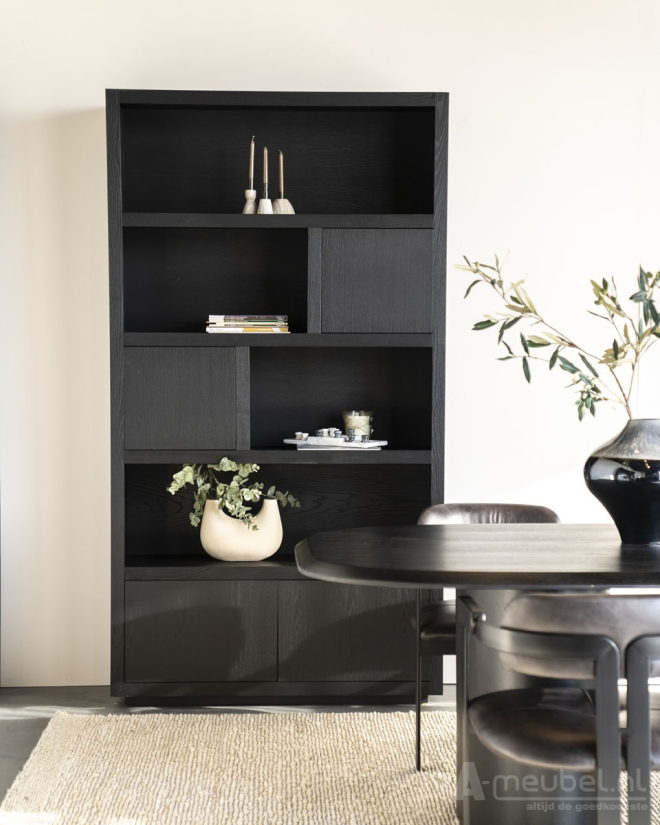Kast Kabinet Helsinki - 120cm - Zwart - 95724 – foto 5 – A-meubel