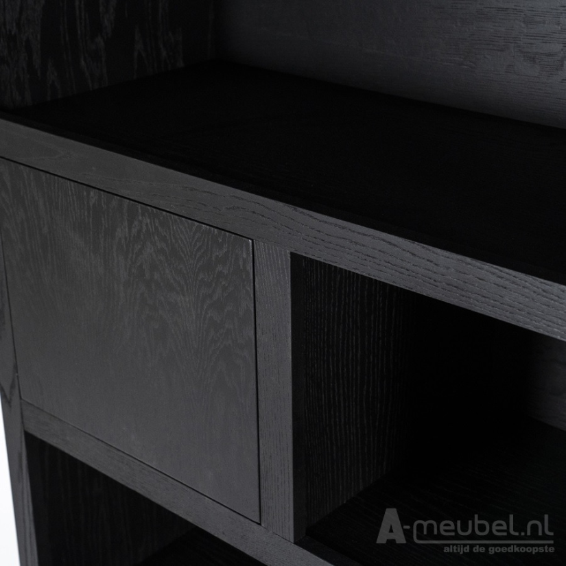 Kast Kabinet Helsinki - 150cm - Zwart - 95725 – foto 6 – A-meubel