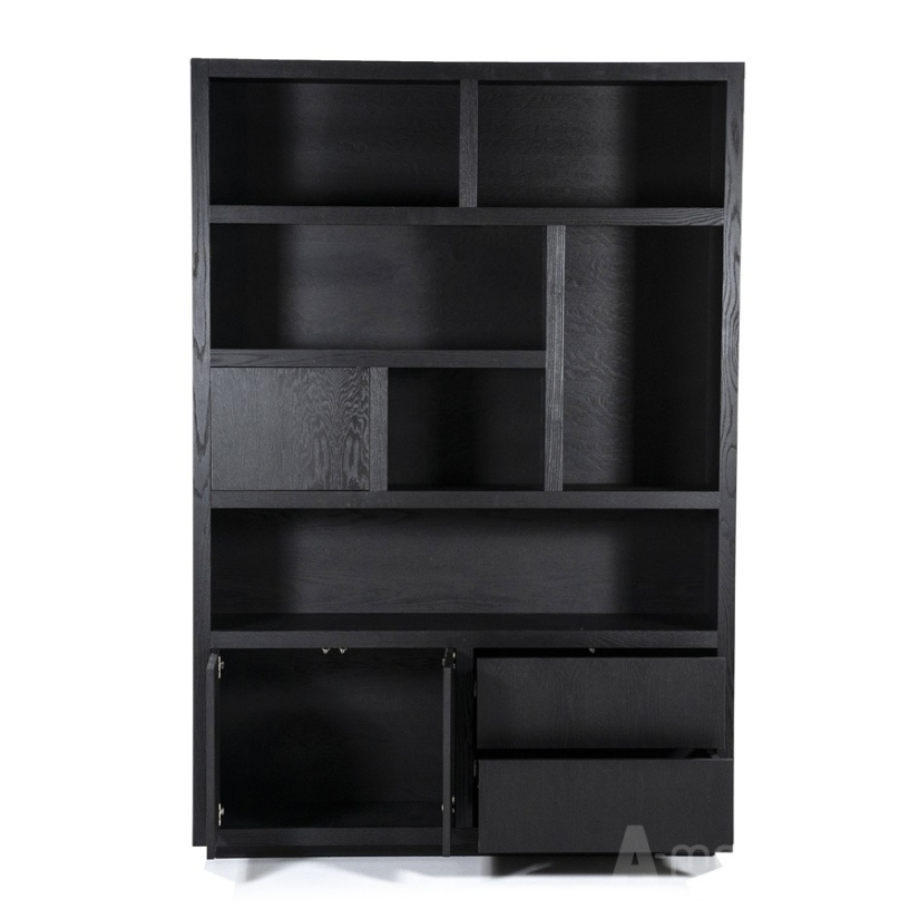 Kast Kabinet Helsinki - 150cm - Zwart - 95725 – foto 2 – A-meubel