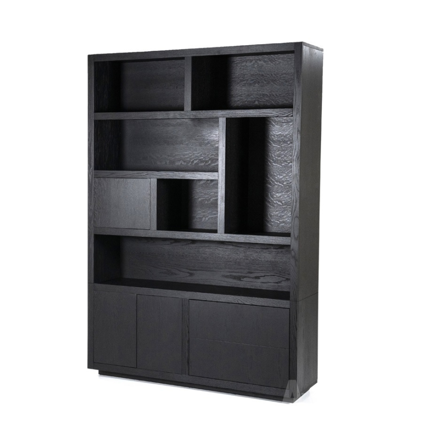 Kast Kabinet Helsinki - 150cm - Zwart - 95725 – foto 3 – A-meubel