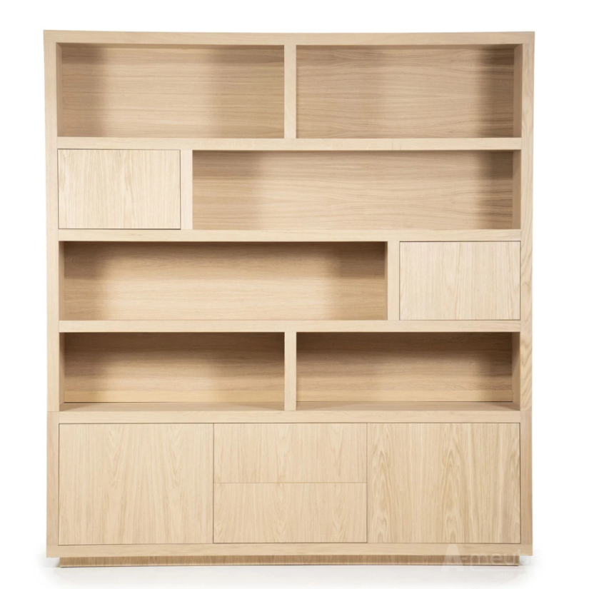 Kast Kabinet Helsinki 200x220cm - Naturel - 96289 – A-meubel