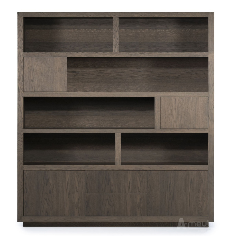 Kast Kabinet Helsinki - 200cm - Bruin - 96268 – A-meubel