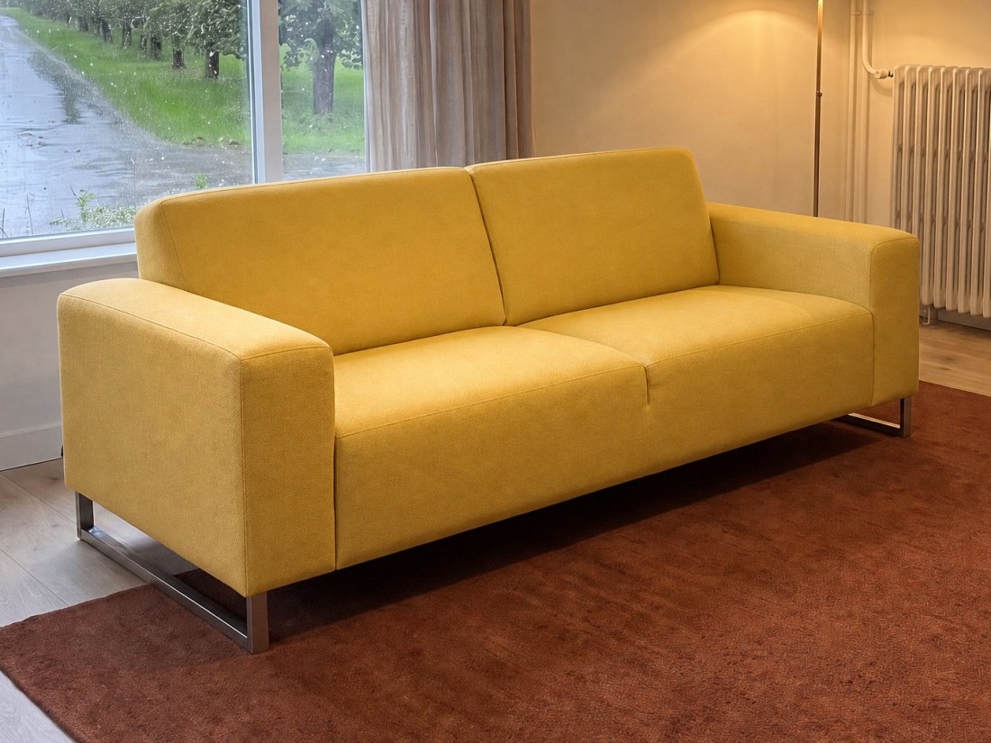 Kerkdriel 3 Zits in geel – kleurimpressie – A-meubel