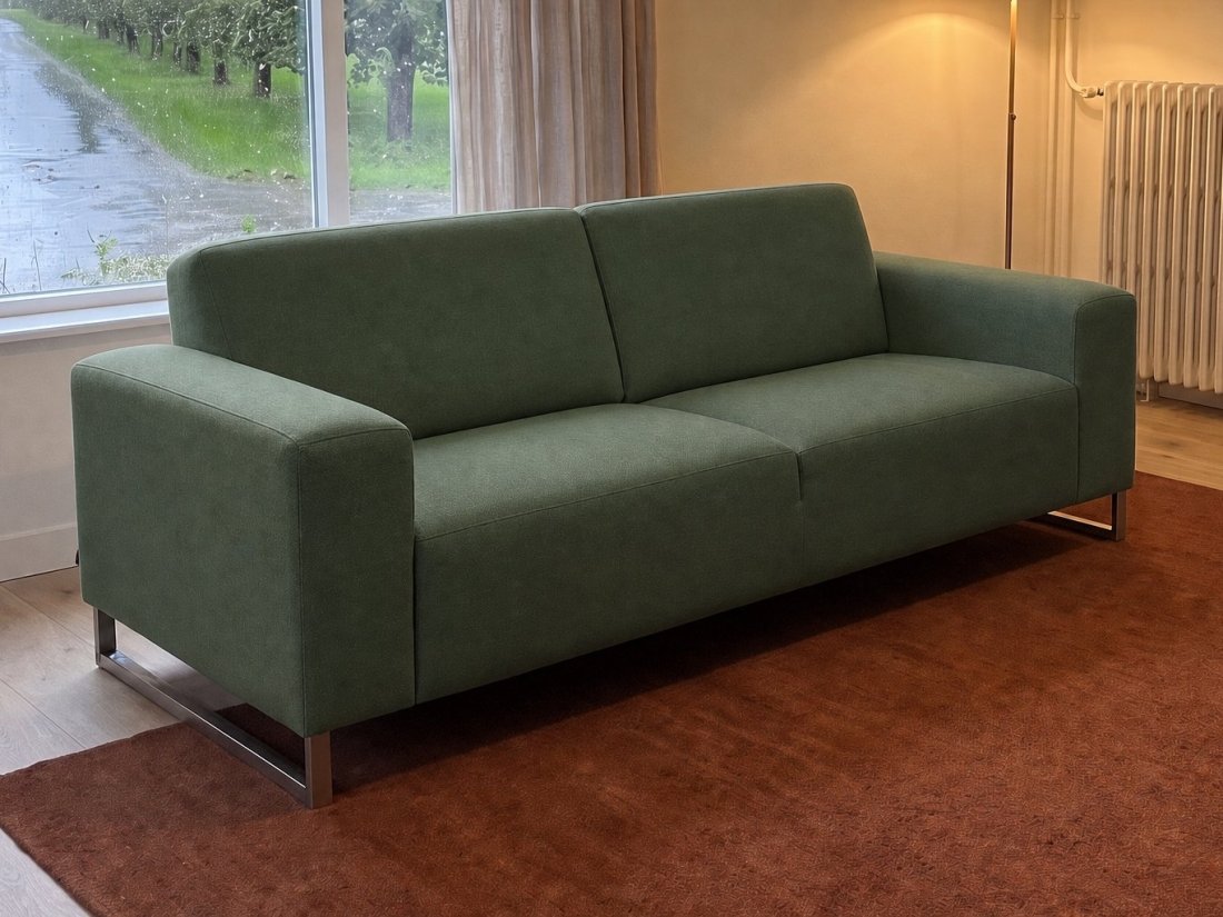 Kerkdriel 3 Zits in groen – kleurimpressie – A-meubel