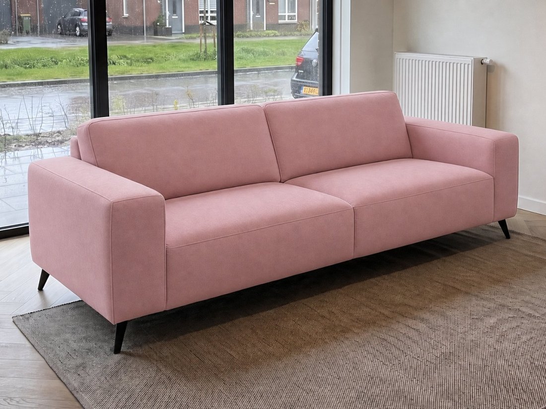Lent 2 Zits Bank in roze – kleurimpressie – A-meubel