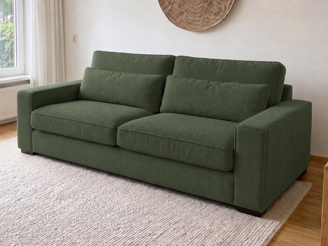Leusden 2.5 Zits in groen – kleurimpressie – A-meubel