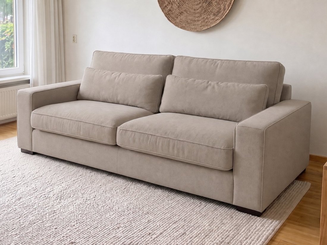 Leusden 2.5 Zits in taupe – kleurimpressie – A-meubel