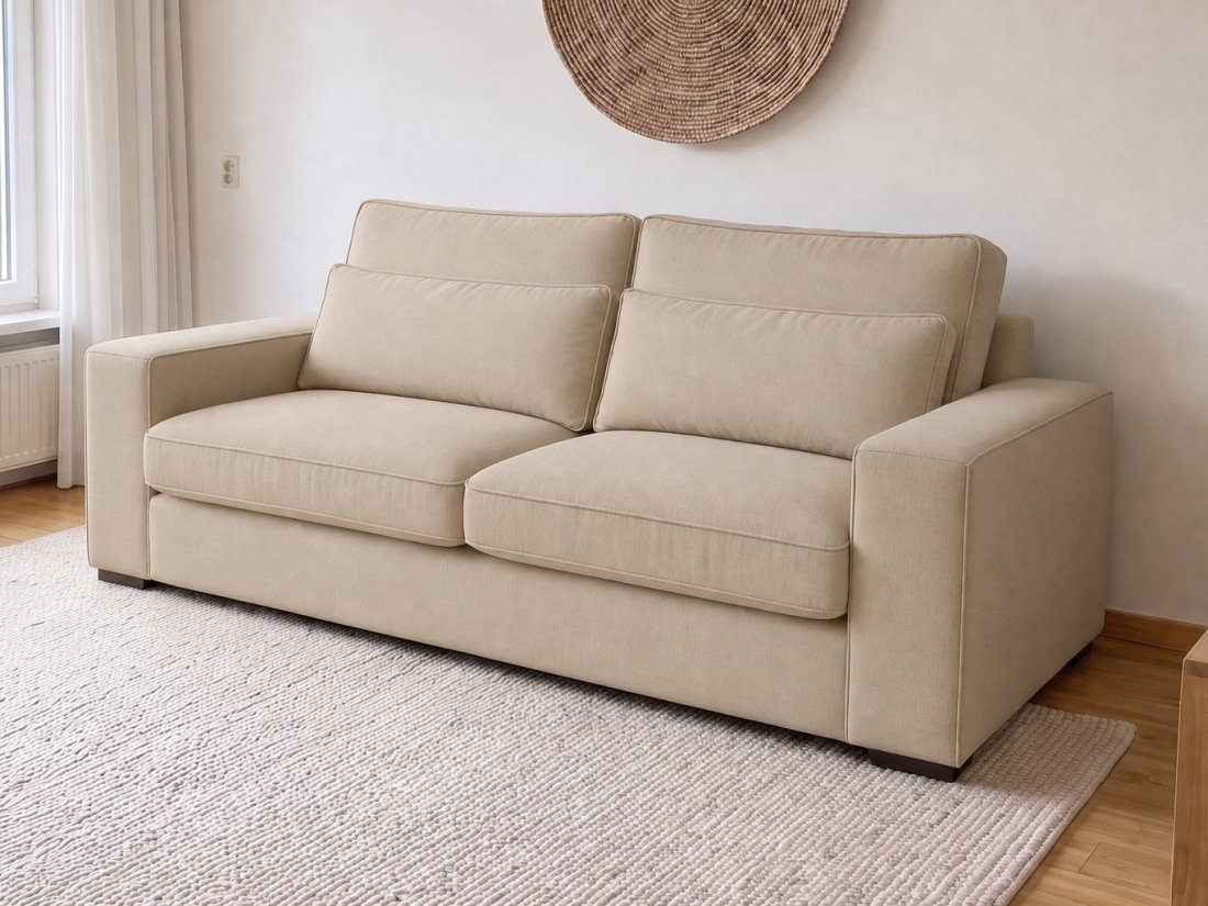 Leusden 2 Zits in beige – kleurimpressie – A-meubel