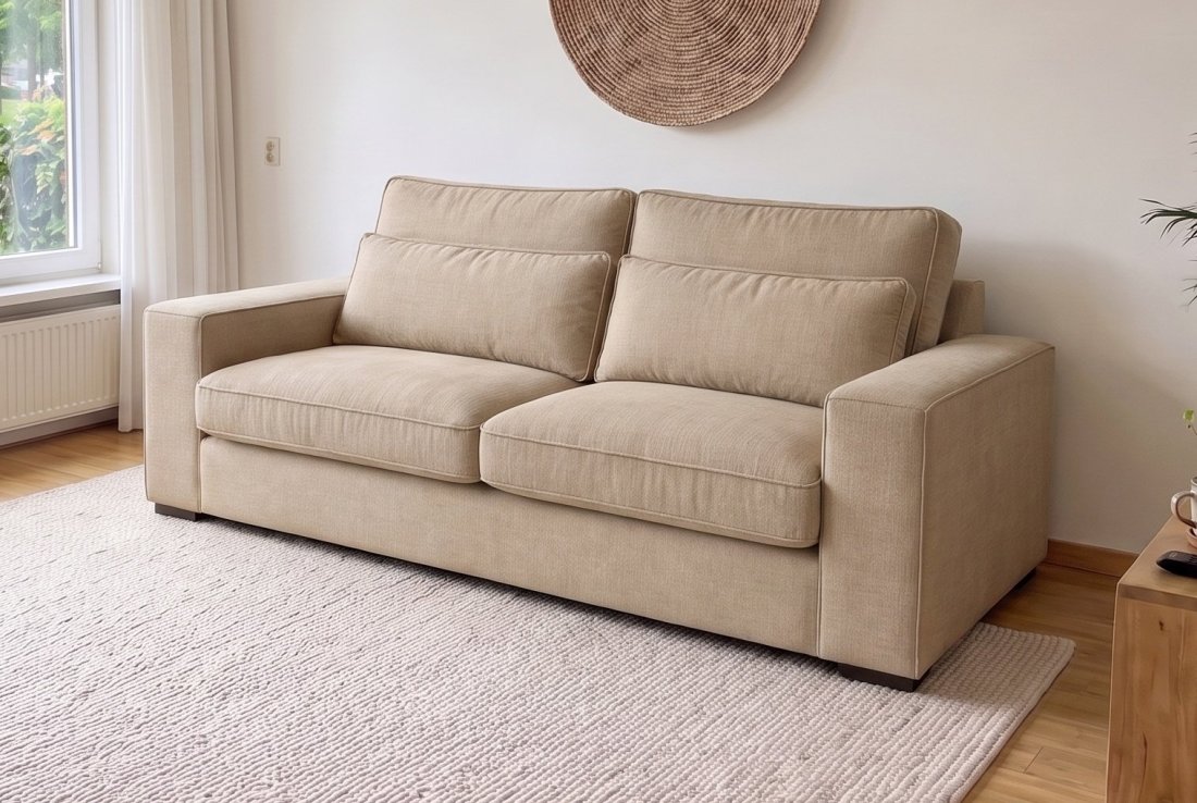 2 zits bank Leusden 2 Zits Bank in beige – foto 2 – A-meubel