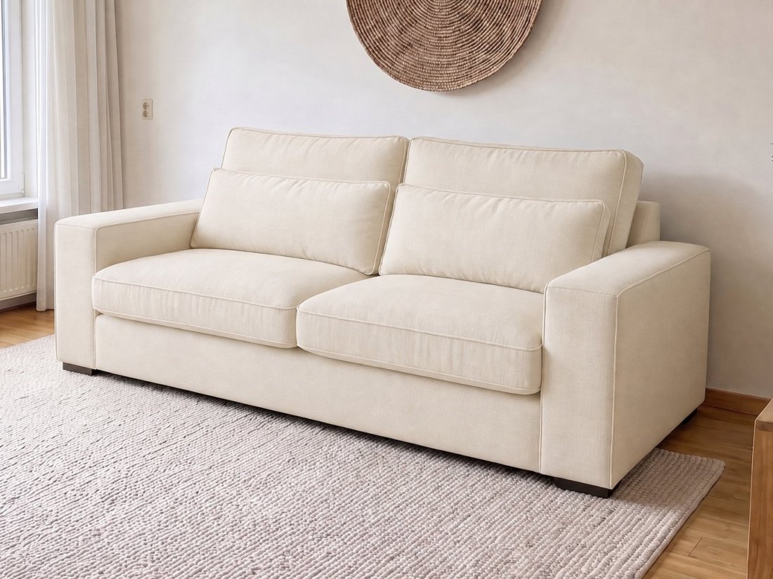 Leusden 2 Zits in creme – kleurimpressie – A-meubel