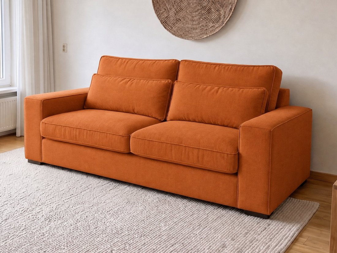 Leusden 2 Zits in oranje – kleurimpressie – A-meubel