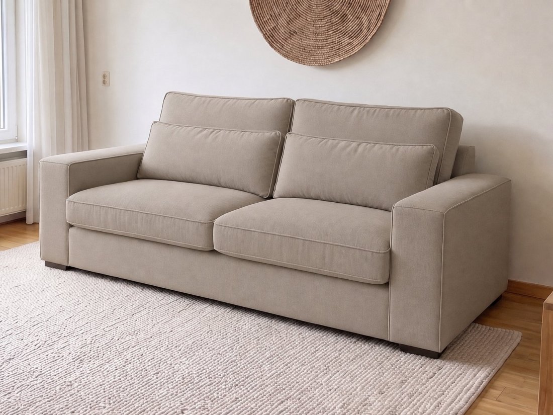 Leusden 2 Zits in taupe – kleurimpressie – A-meubel