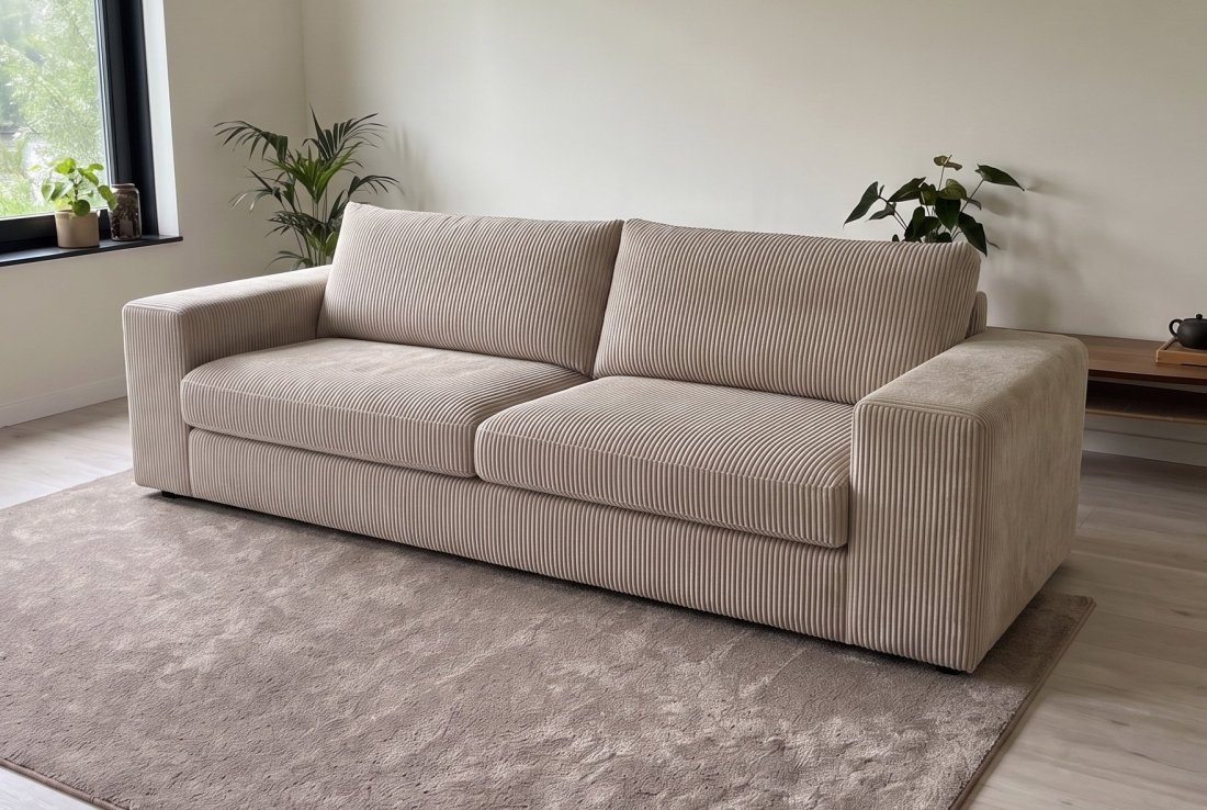 2 zits bank Loenen 2 Zits Bank in beige – A-meubel