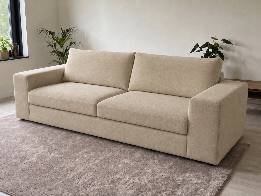 Loenen 3 zits in beige – kleurimpressie – A-meubel