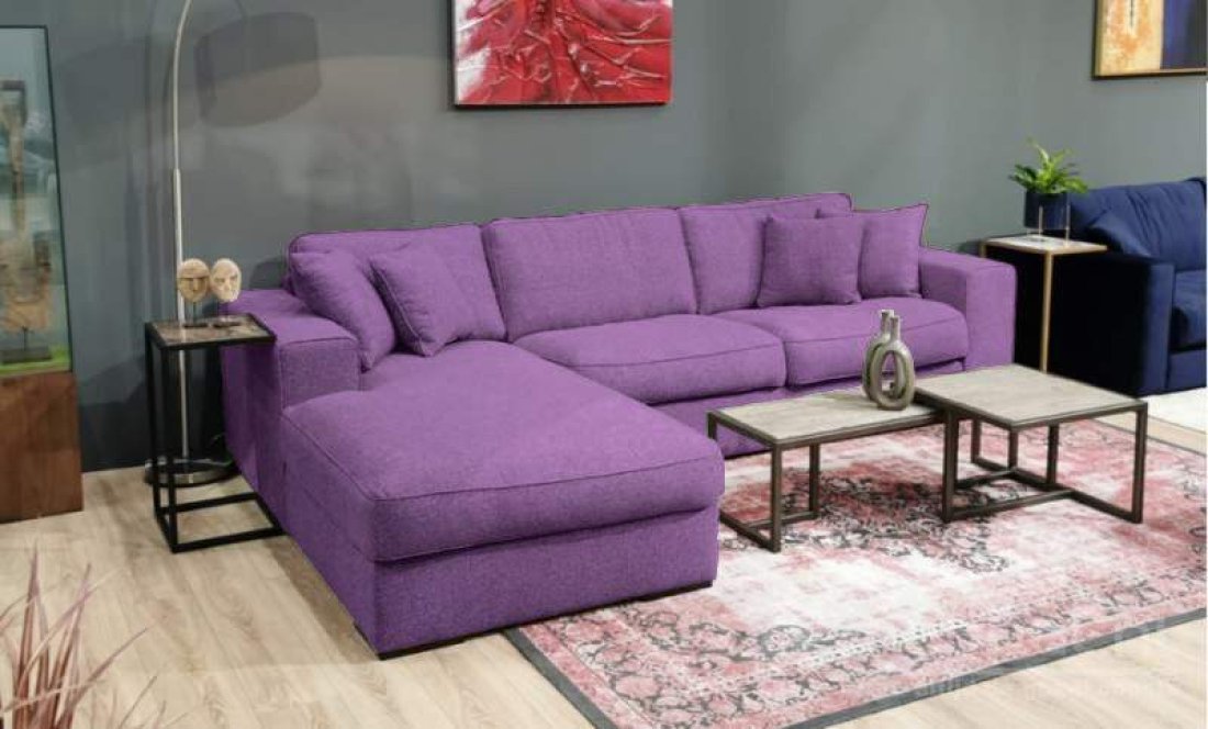 Loungebank Berlicum Paars – A-meubel