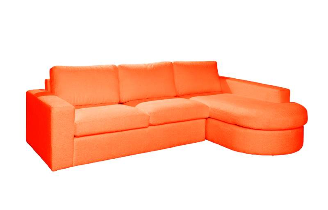 Loungebank Rond Aalsmeer Oranje – A-meubel