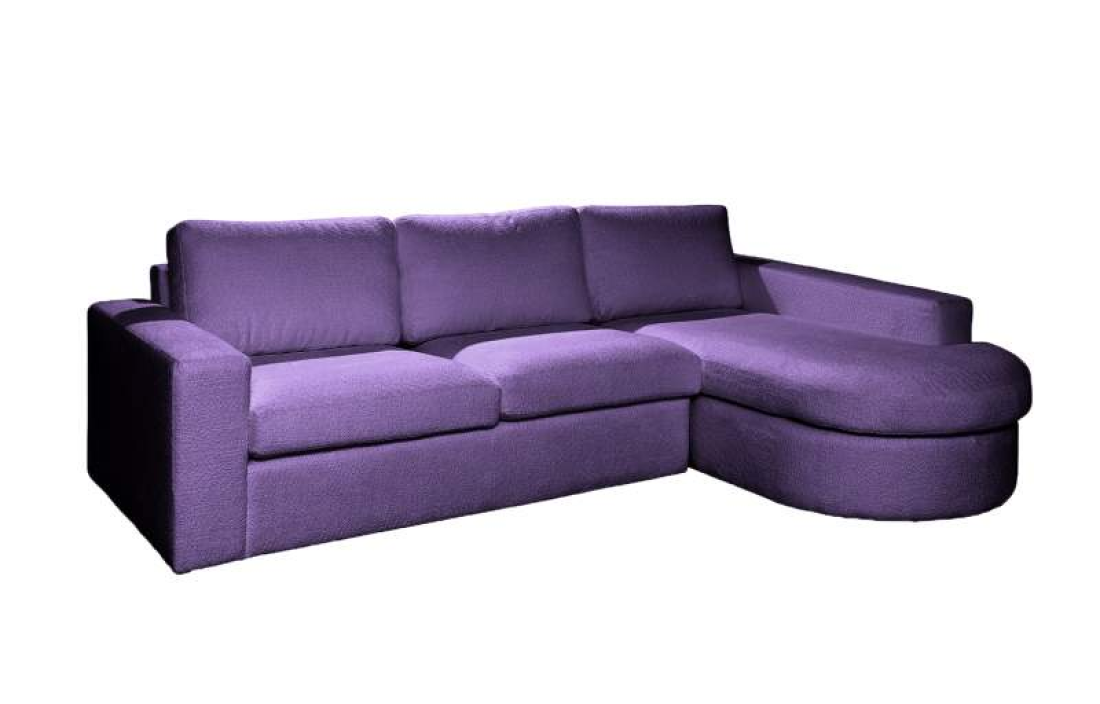 Loungebank Rond Aalsmeer Paars – A-meubel