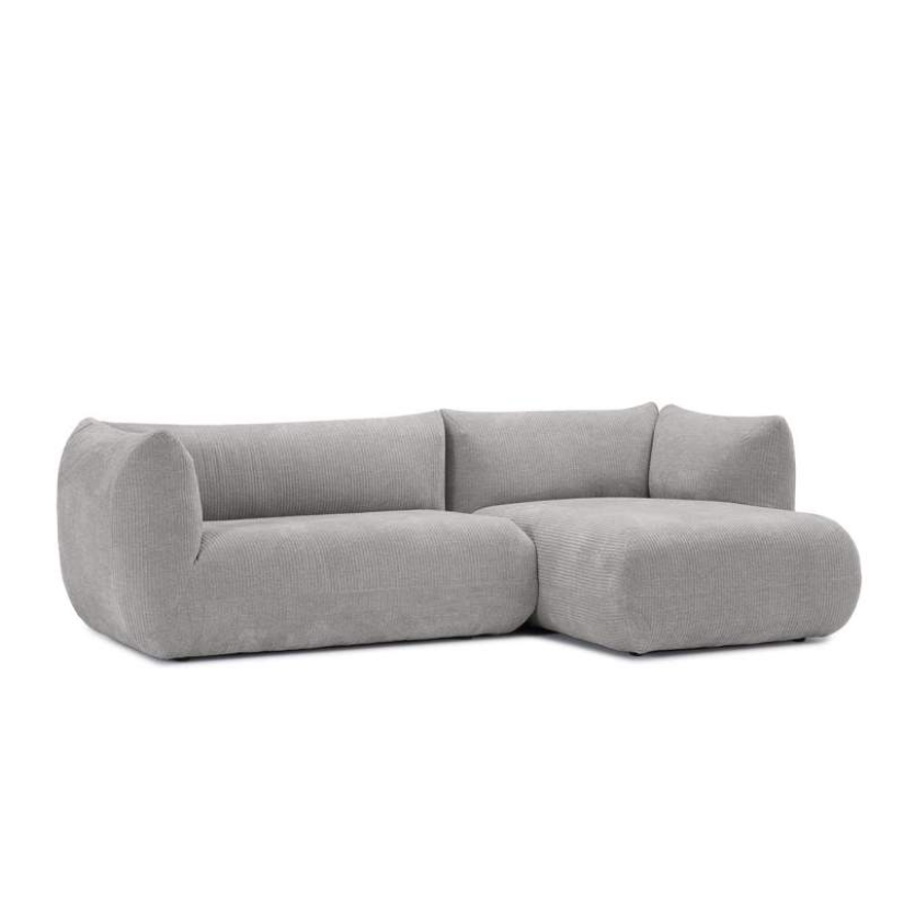 Loungebank Veendam Grijs – A-meubel