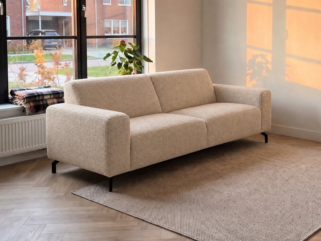 Maarssen 2.5 Zits in beige – kleurimpressie – A-meubel