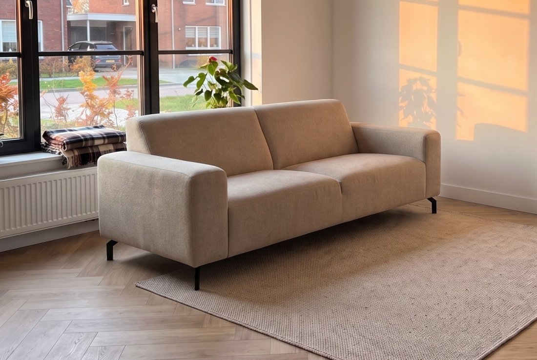 2 zits bank Maarssen 2 Zits in beige – A-meubel