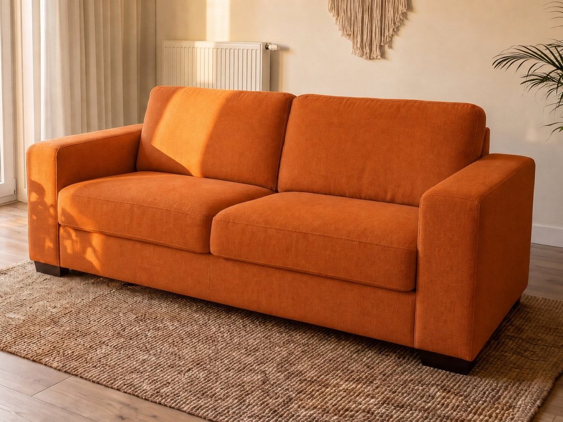 Malden 2 Zits in oranje – kleurimpressie – A-meubel