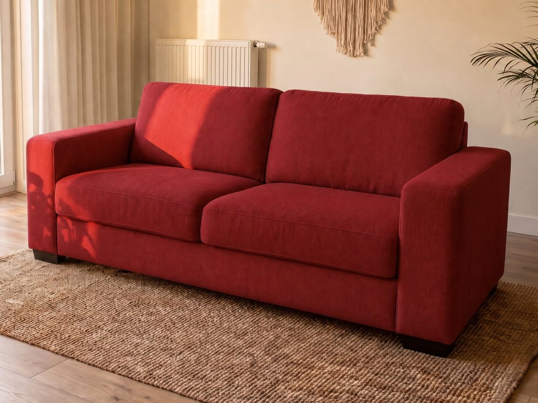 Malden 2 Zits in rood – kleurimpressie – A-meubel