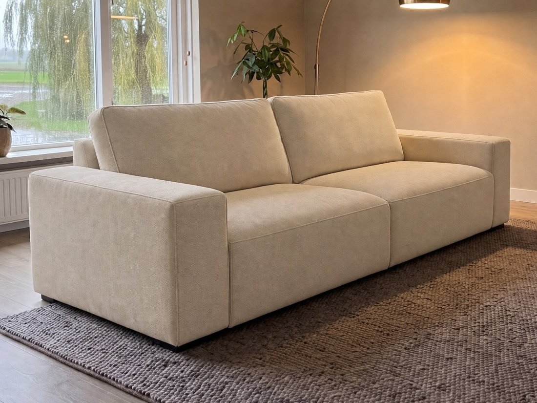 Marle 2.5 Zits in beige – kleurimpressie – A-meubel