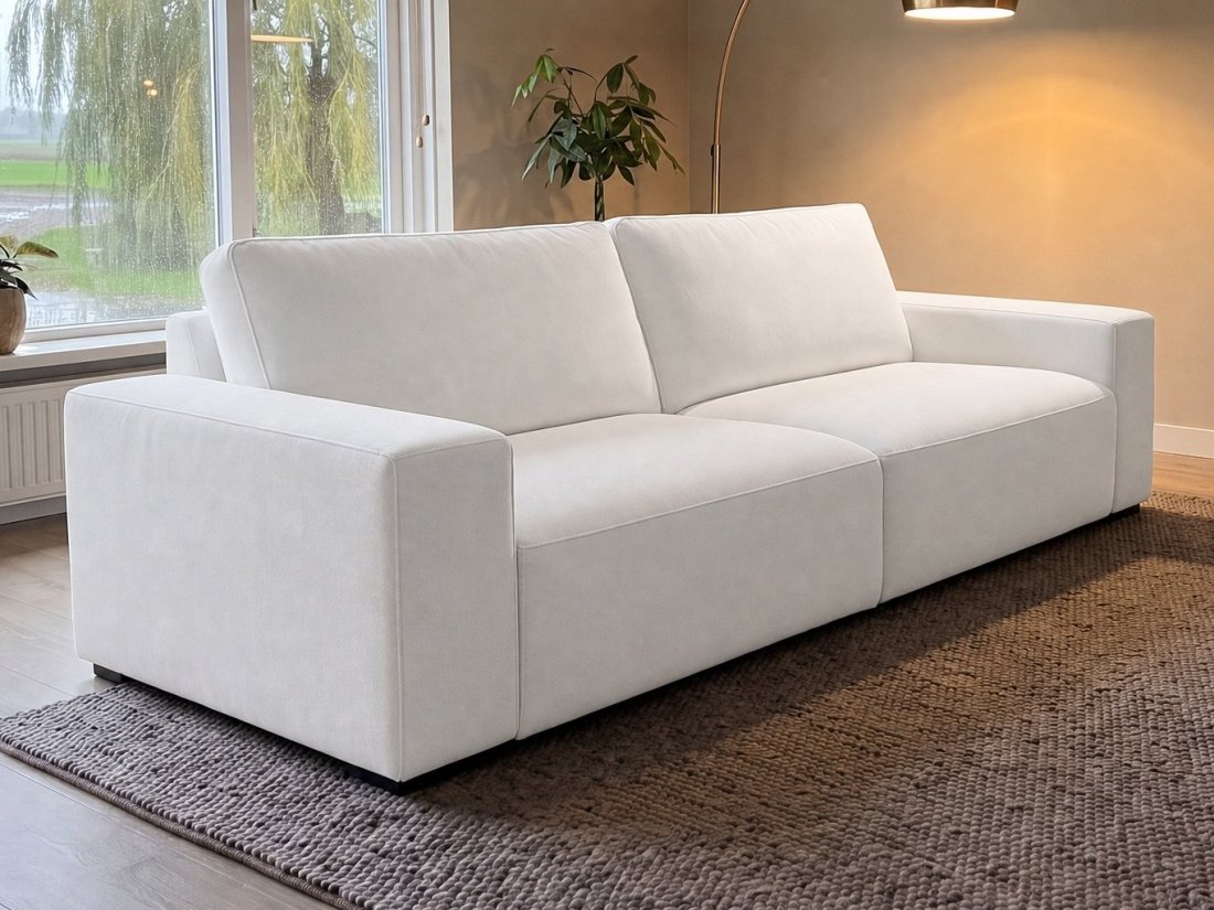 Marle 2.5 Zits in wit – kleurimpressie – A-meubel