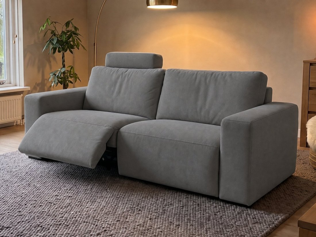 Marle 2 zits (1x Relax VSL Incl. 1X Hoofdsteun) in grijs – kleurimpressie – A-meubel