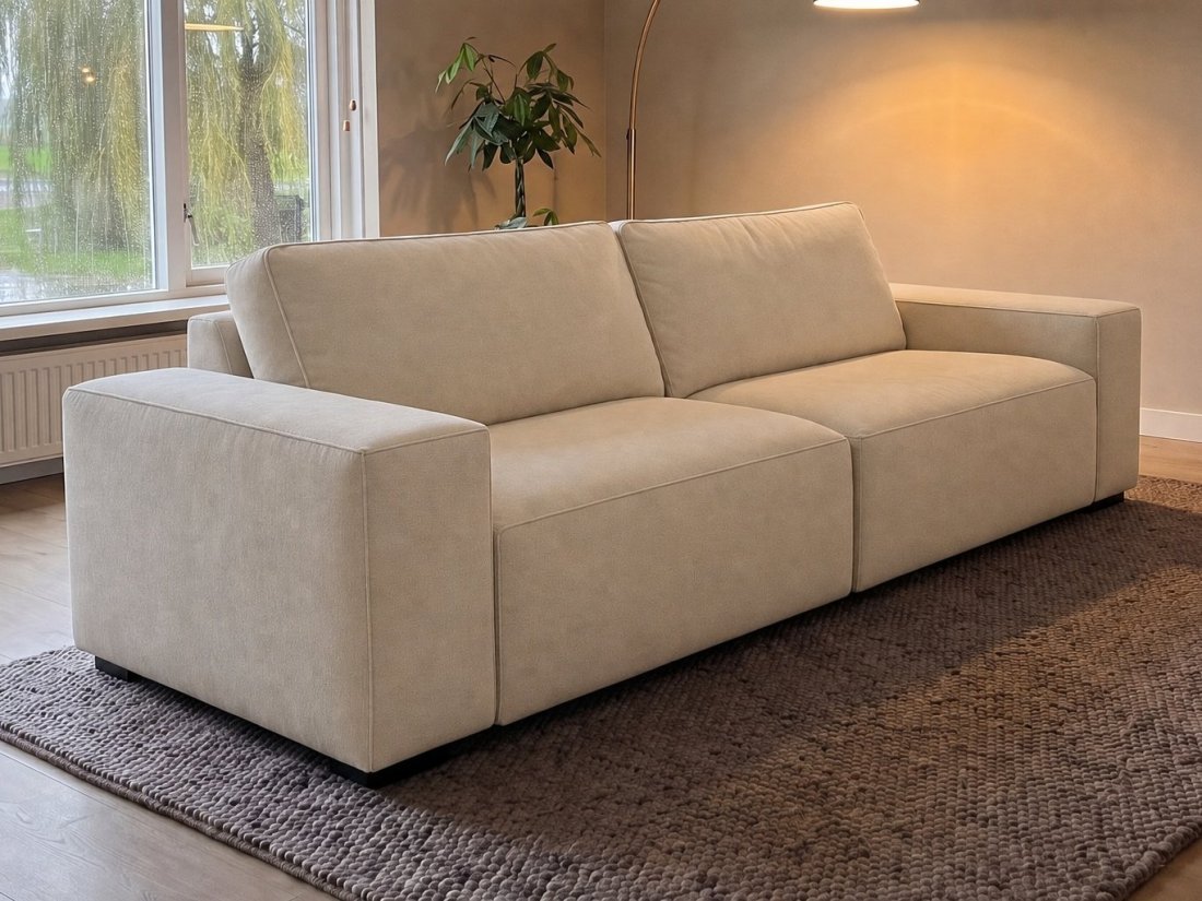 Marle 2 Zits in beige – kleurimpressie – A-meubel