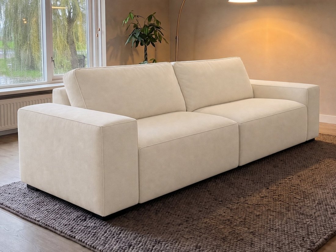 Marle 2 Zits in creme – kleurimpressie – A-meubel