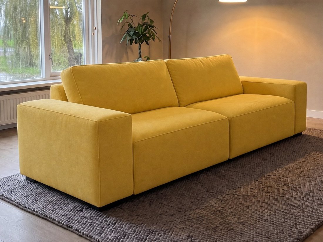 Marle 2 Zits in geel – kleurimpressie – A-meubel