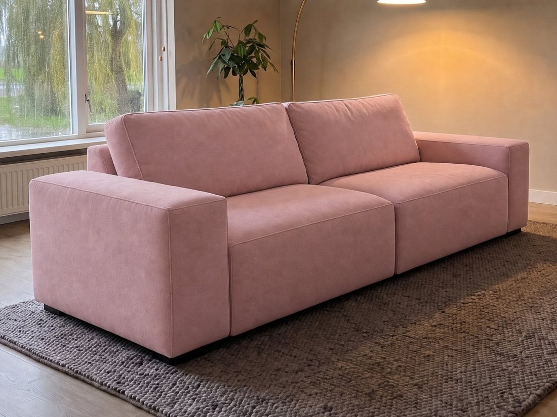 Marle 2 Zits in roze – kleurimpressie – A-meubel