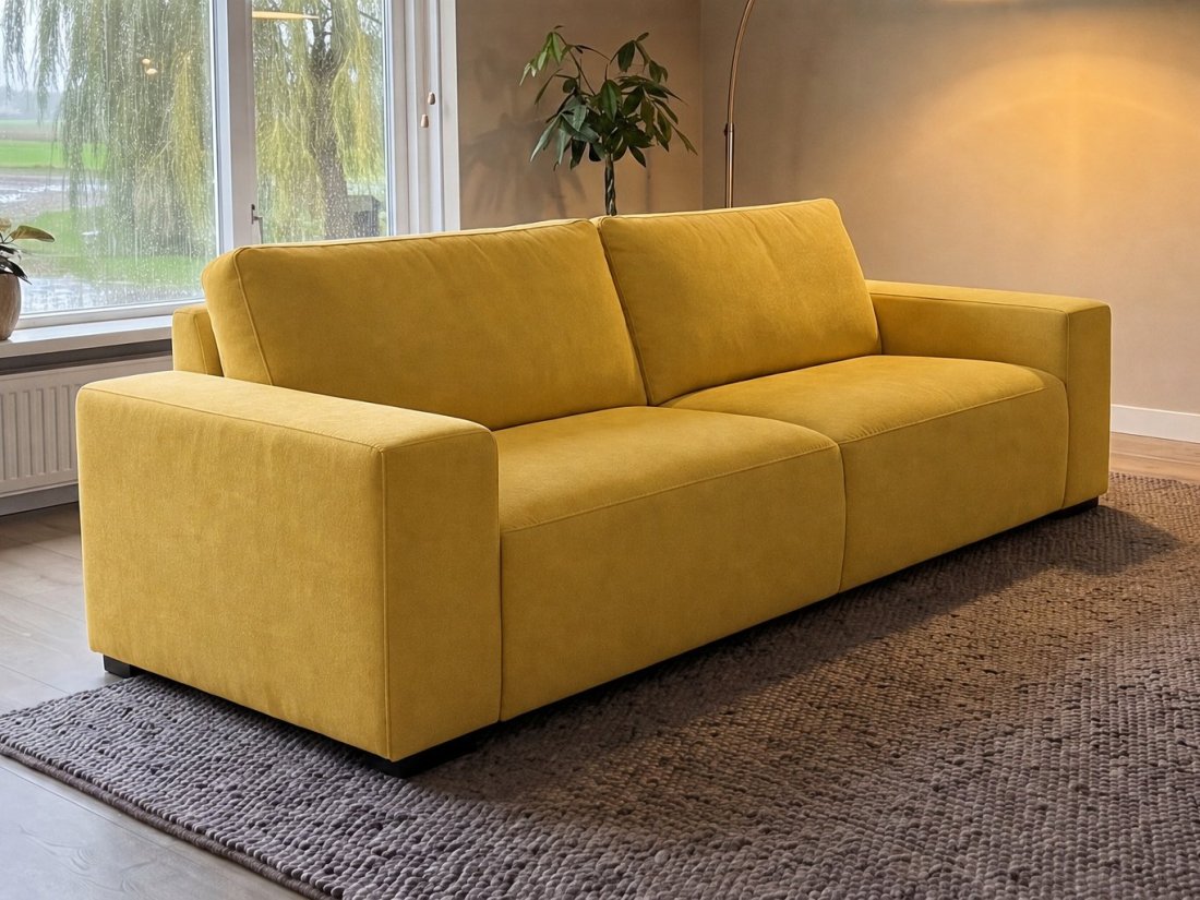 Marle 3 Zits in geel – kleurimpressie – A-meubel