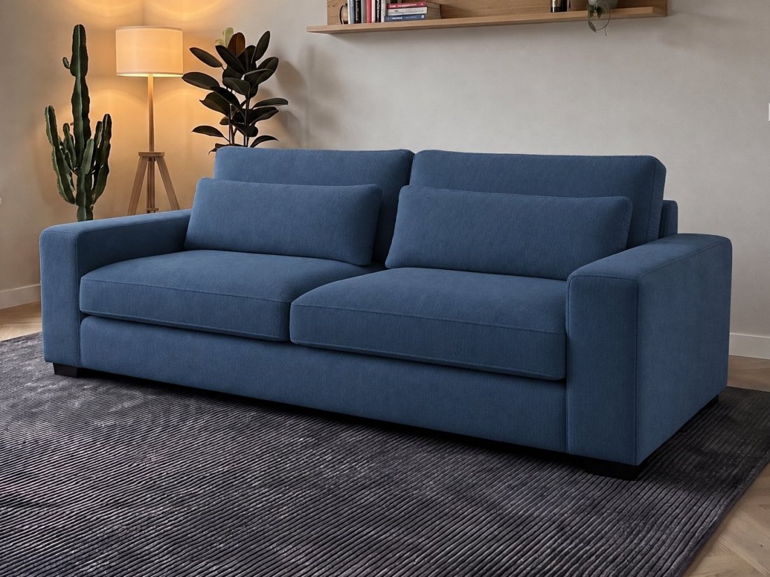 Merselo 2 Zits in blauw – kleurimpressie – A-meubel