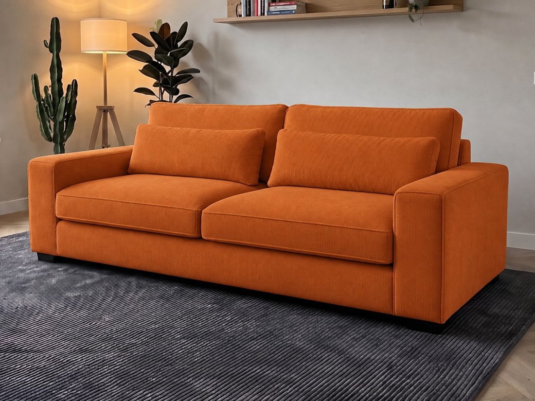 Merselo 2 Zits in oranje – kleurimpressie – A-meubel
